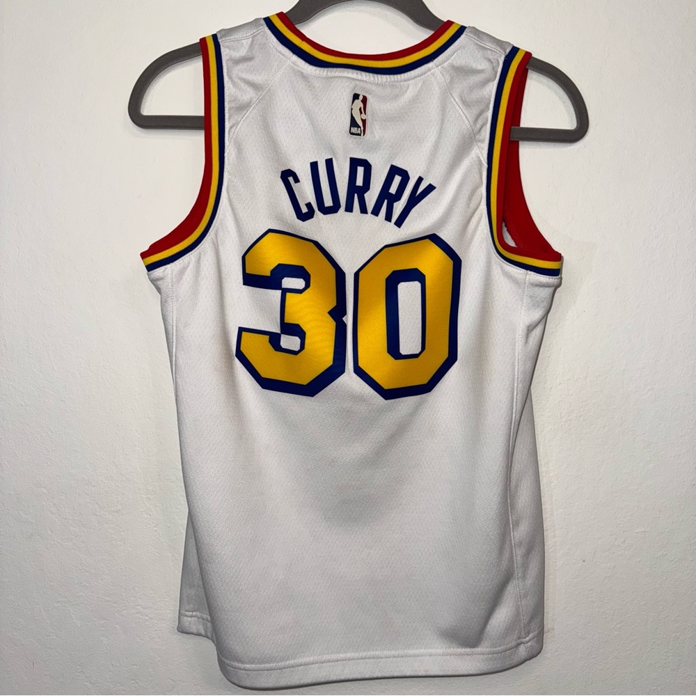 Stephen Curry Golden State Warriors Jersey Icon Youth M 10 12 San Francisco - Picture 2 of 7